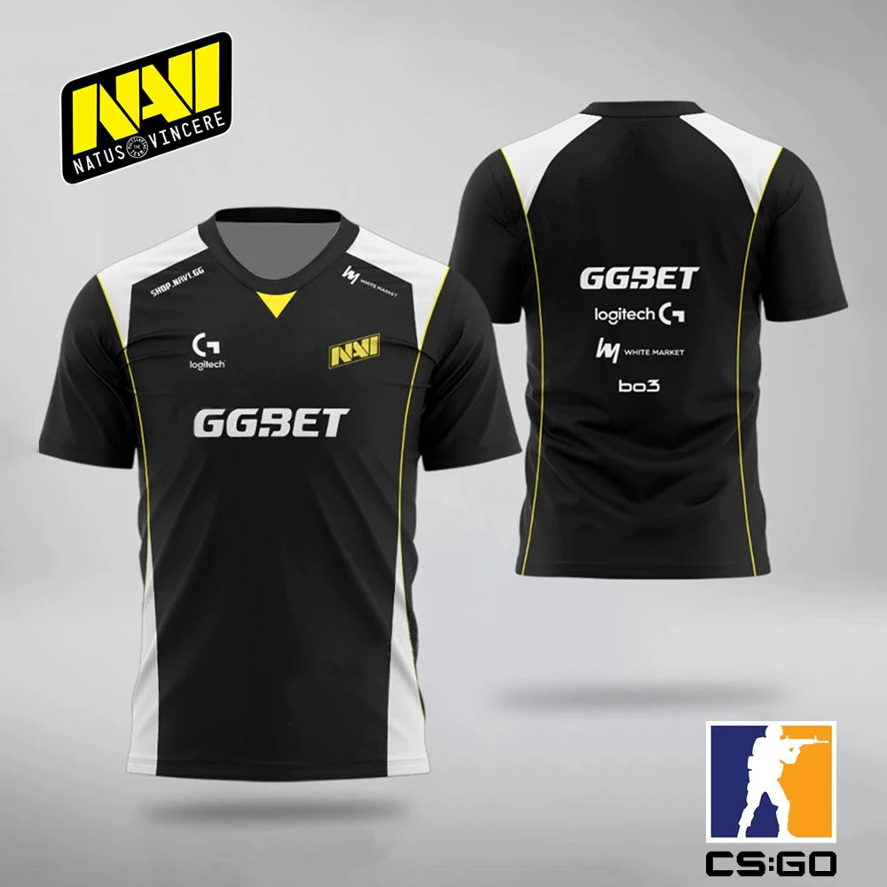Camiseta Natus Vincere (NAVI) CS2 – Amarelo e Preto Original