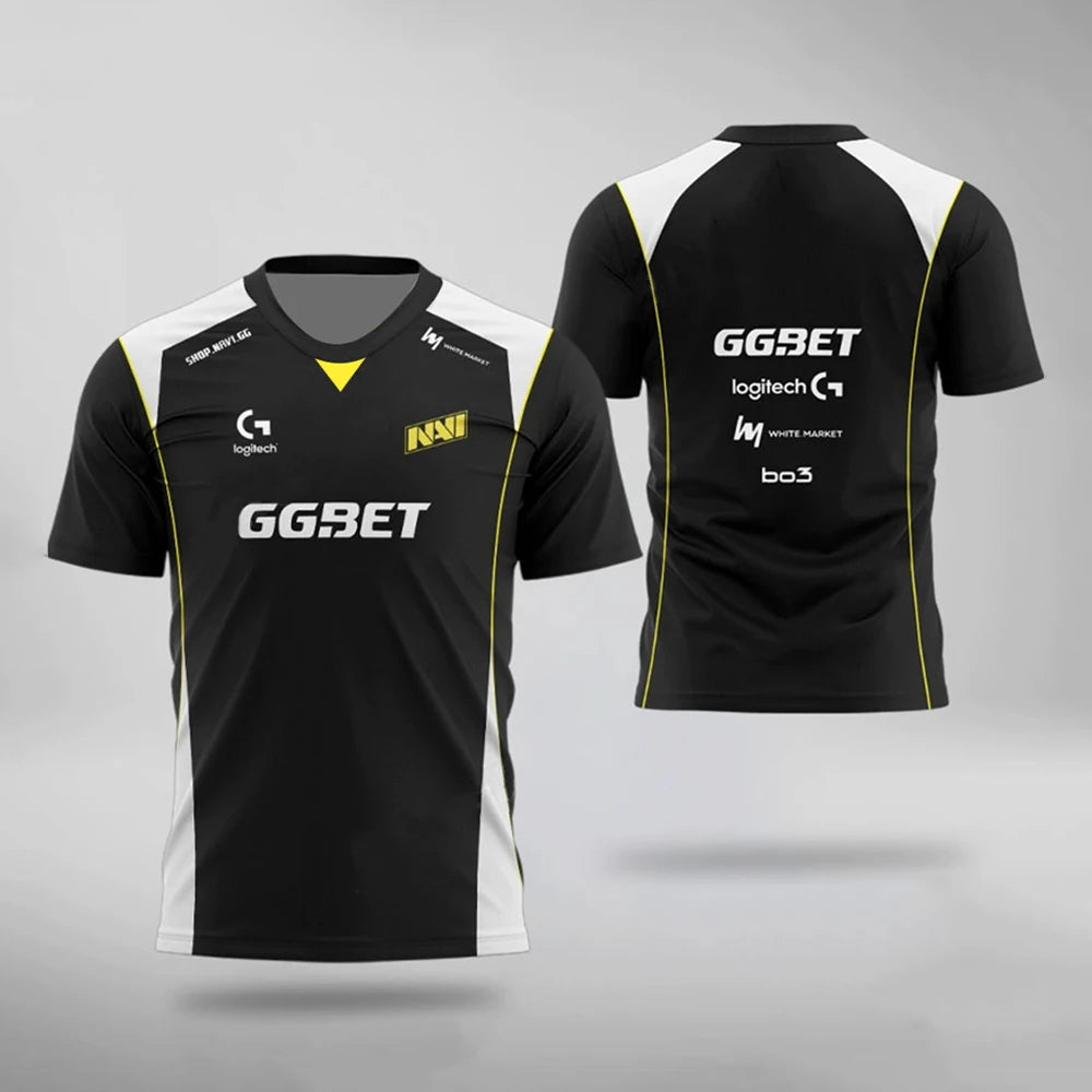 Camiseta Natus Vincere (NAVI) CS2 – Amarelo e Preto Original