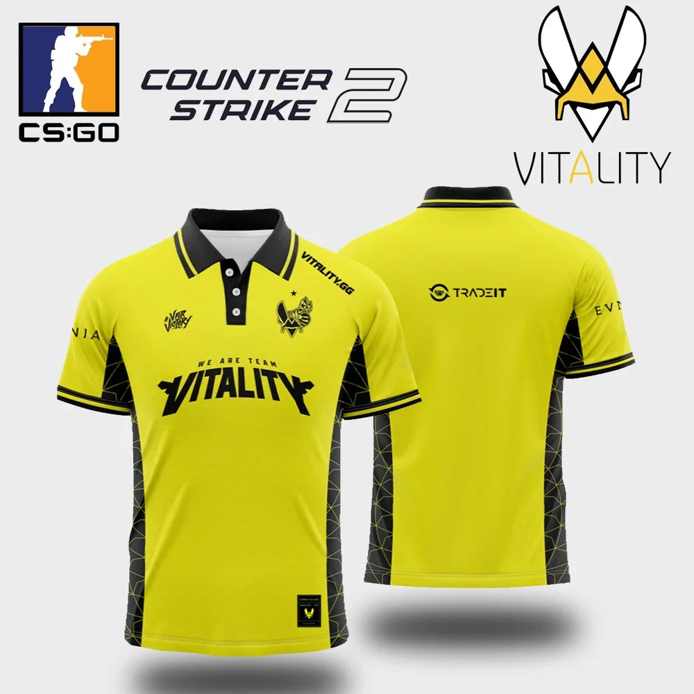 Camiseta Team Vitality CS2 – Coleção Abelha Francesa