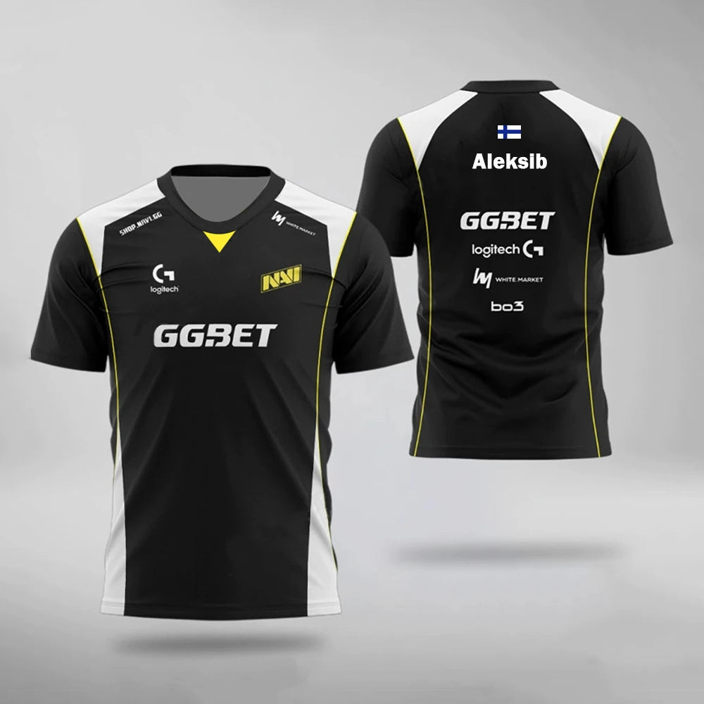 Camiseta Natus Vincere (NAVI) CS2 – Amarelo e Preto Original