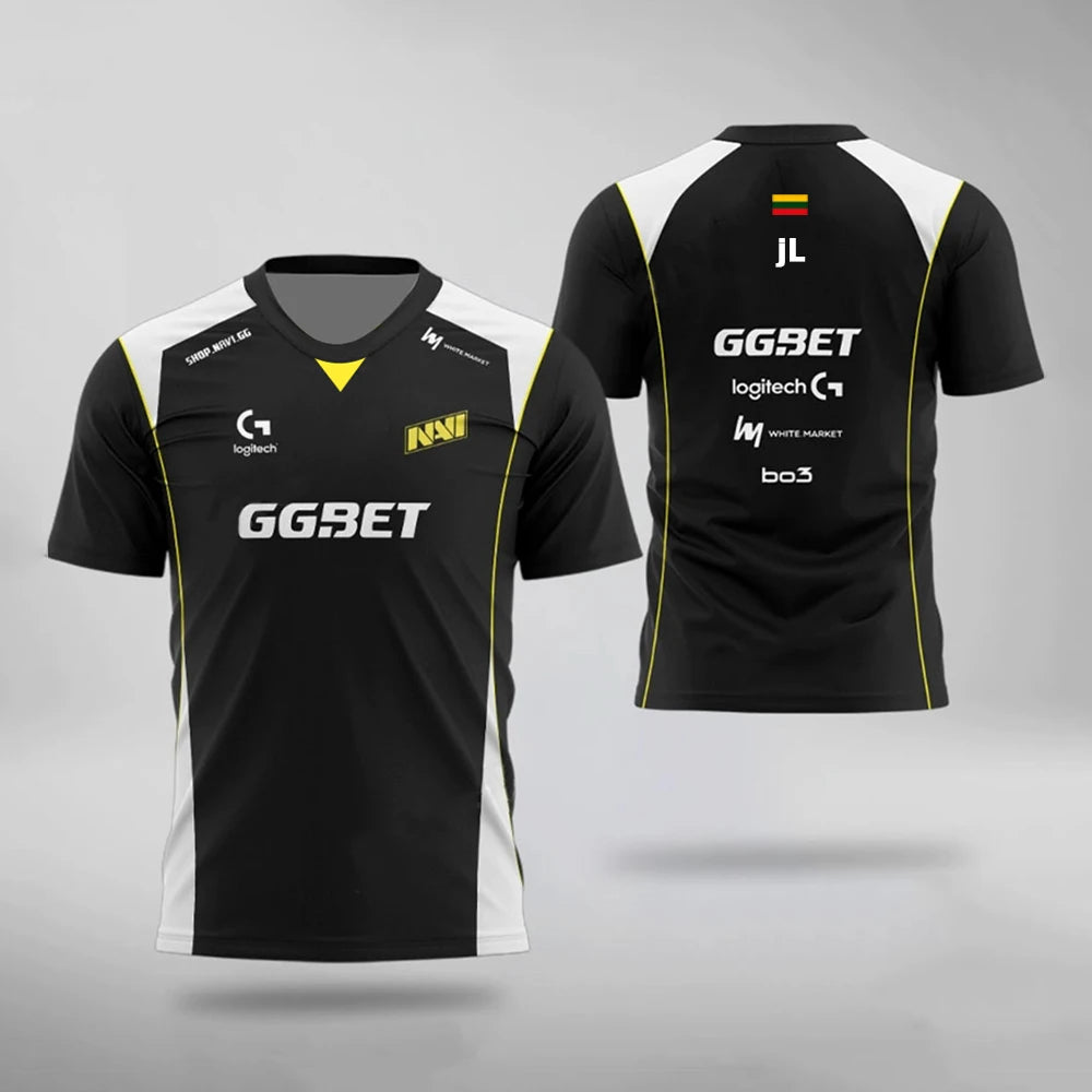Camiseta Natus Vincere (NAVI) CS2 – Amarelo e Preto Original